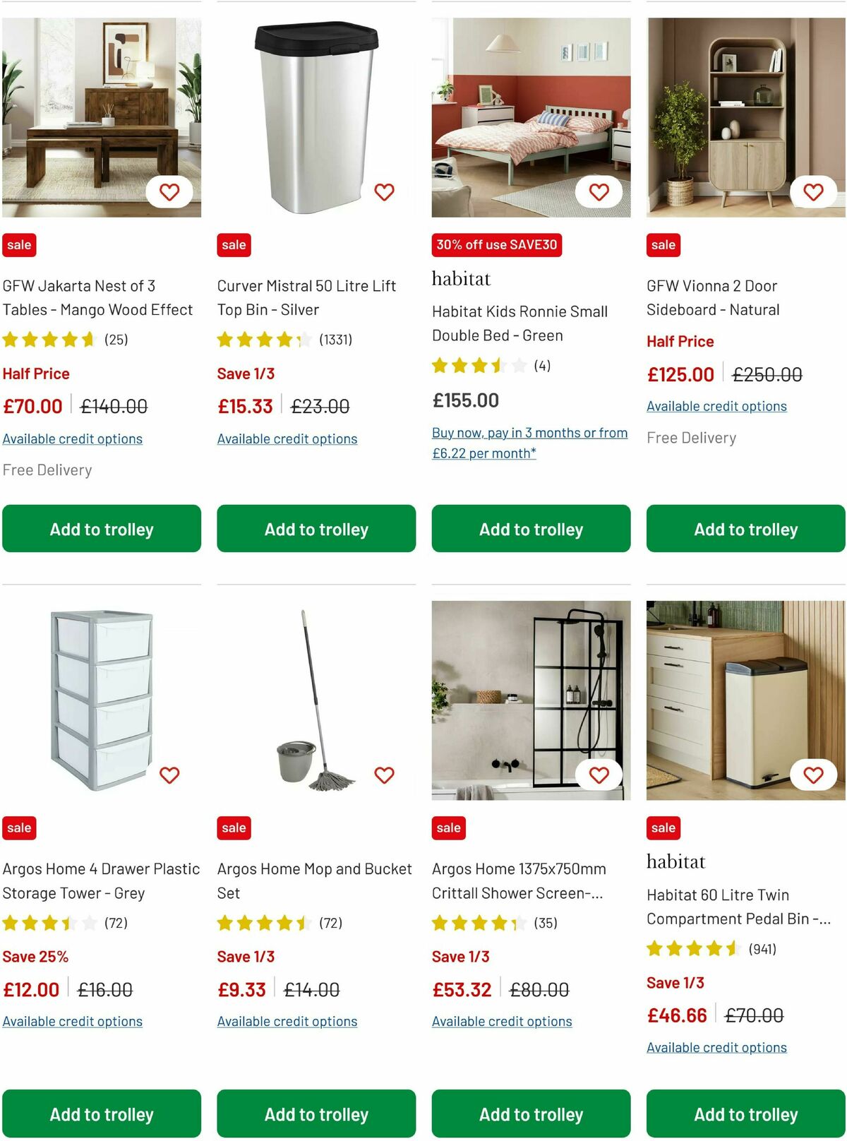 Argos Offers from 3 September