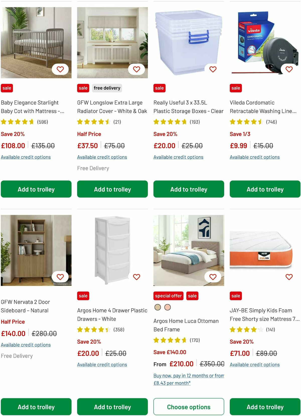 Argos Offers from 3 September