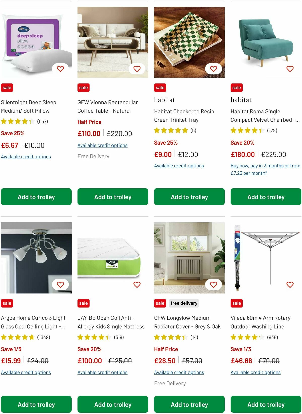 Argos Offers from 3 September