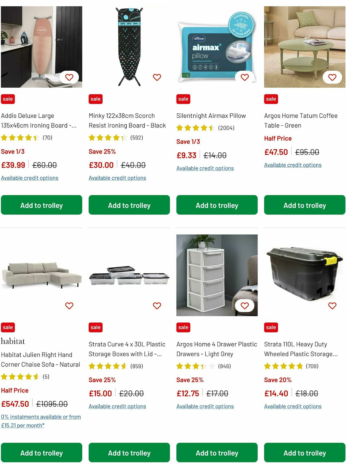 Argos Offers from 3 September
