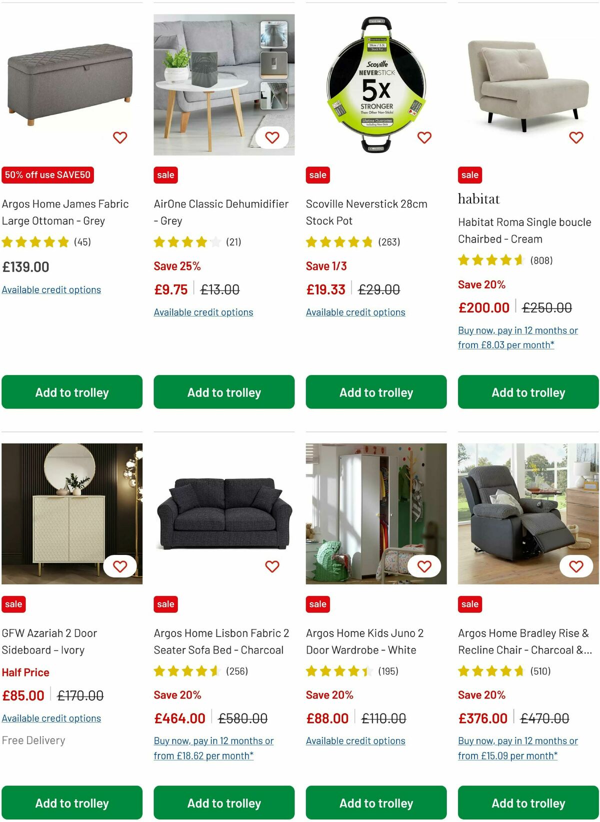 Argos Offers from 3 September