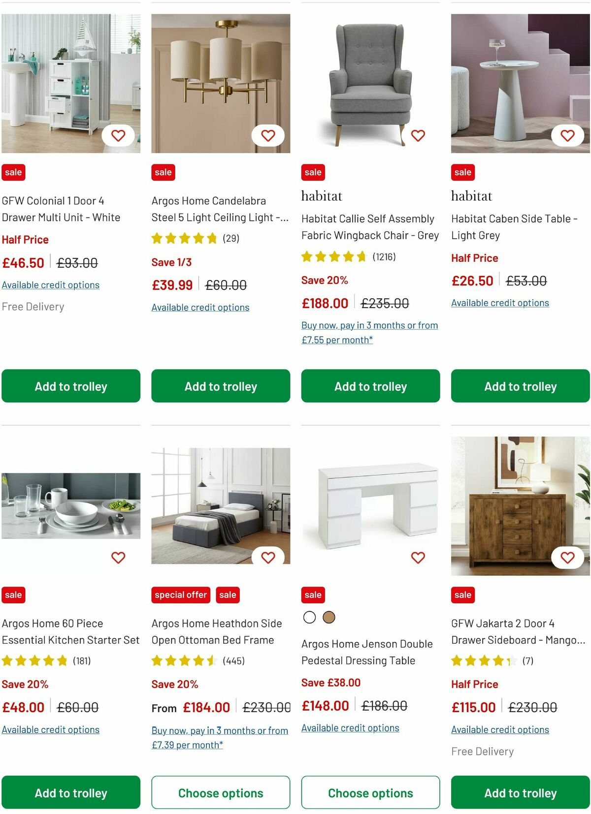 Argos Offers from 3 September