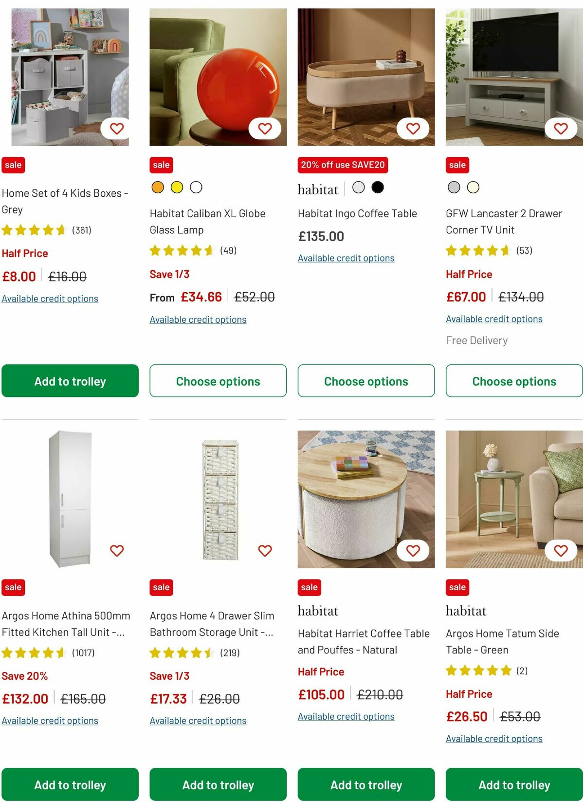 Argos Offers from 3 September