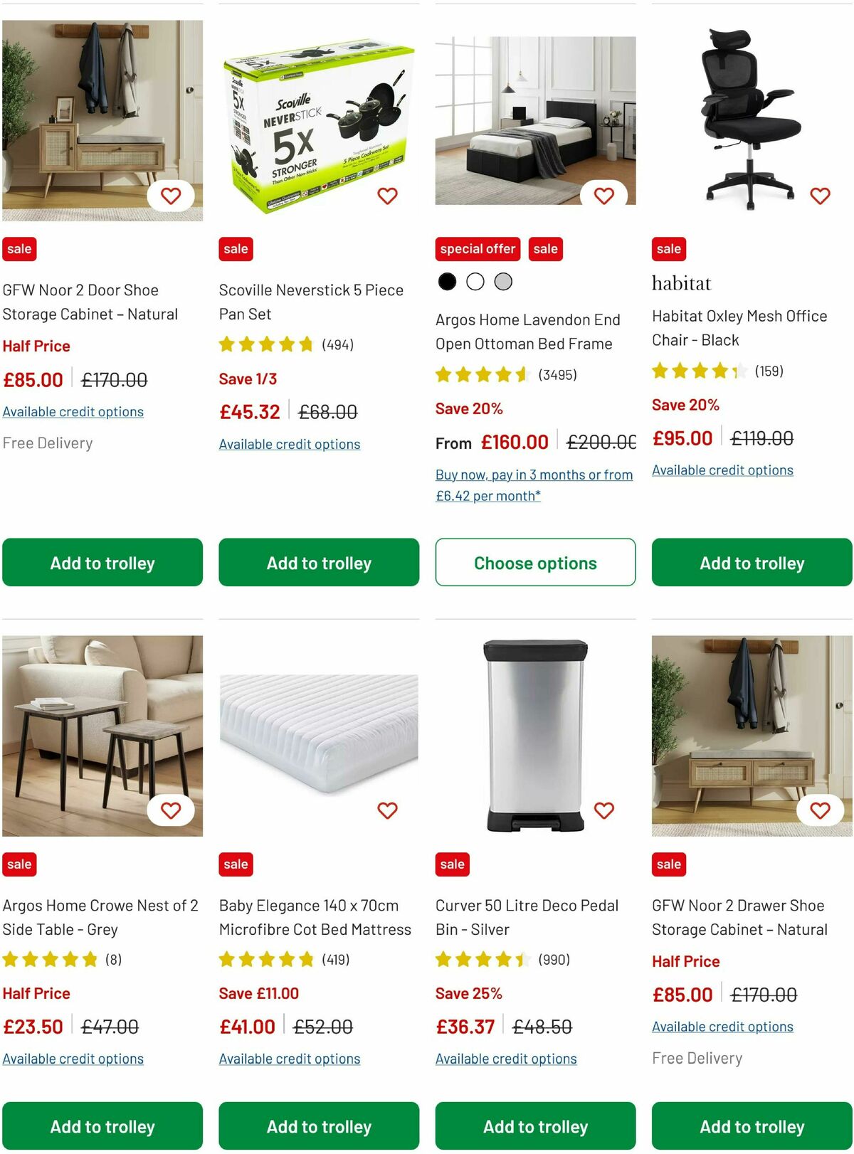 Argos Offers from 3 September