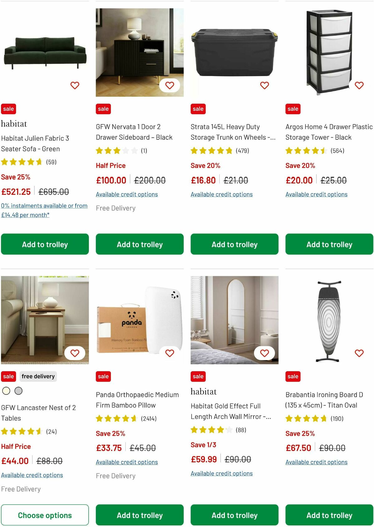 Argos Offers from 3 September