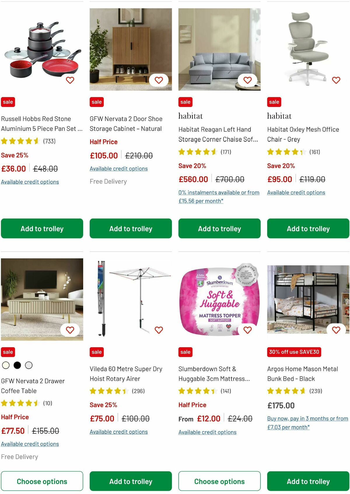 Argos Offers from 3 September