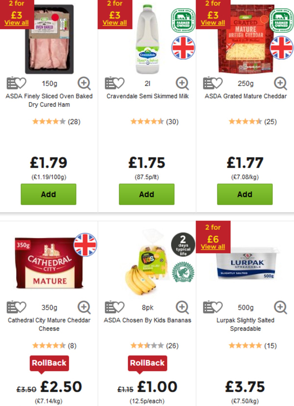 ASDA Offers from 3 May