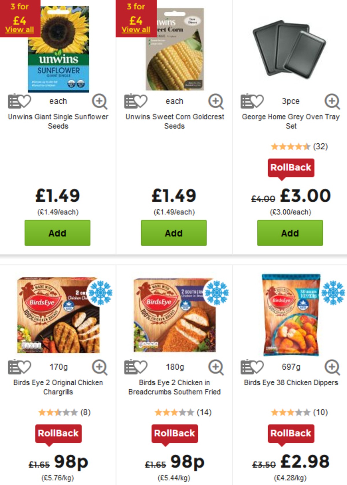 ASDA Offers from 3 May