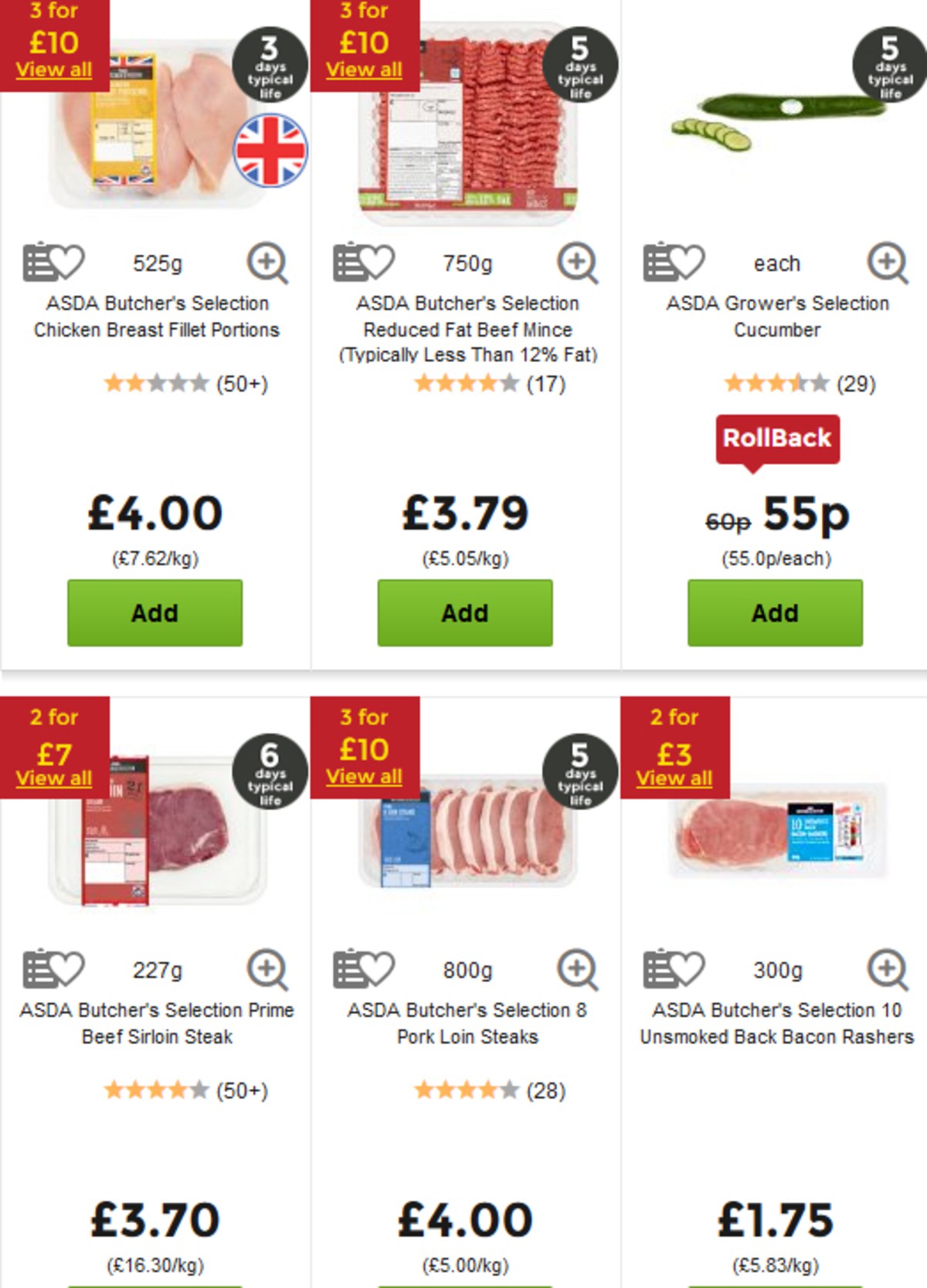 ASDA Offers from 3 May