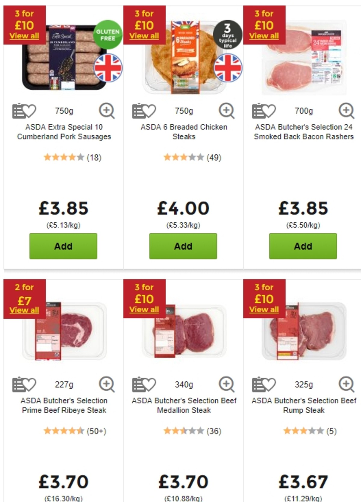 ASDA Offers from 10 May