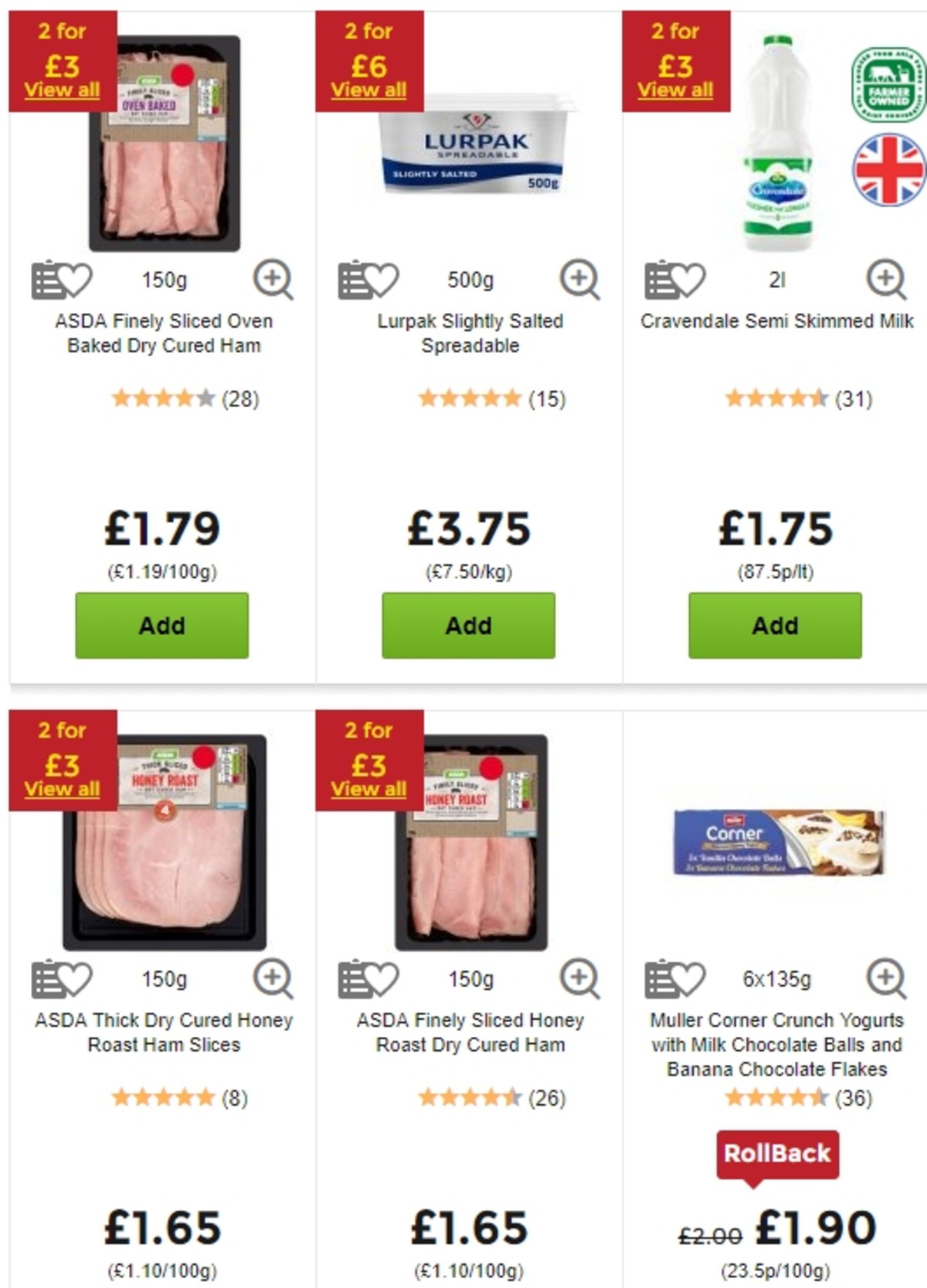 ASDA Offers from 17 May
