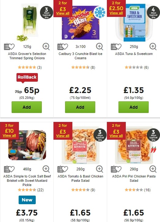 ASDA Offers from 21 June