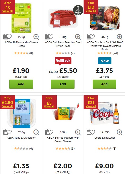 ASDA Offers from 28 June