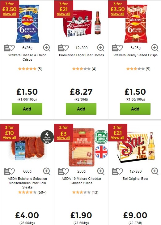 ASDA Offers from 5 July