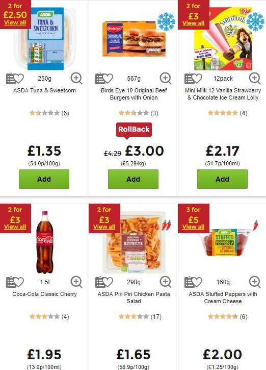ASDA Offers from 5 July