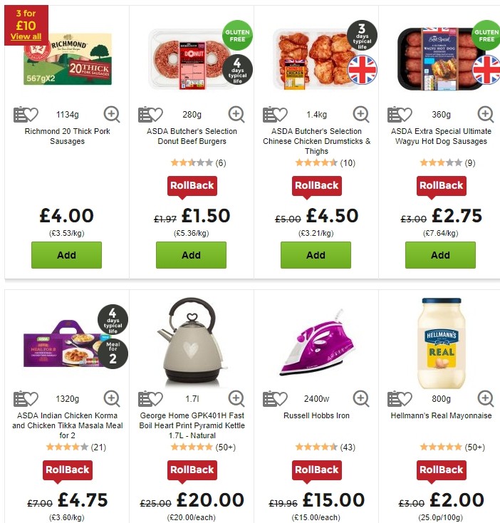 ASDA Offers from 12 July
