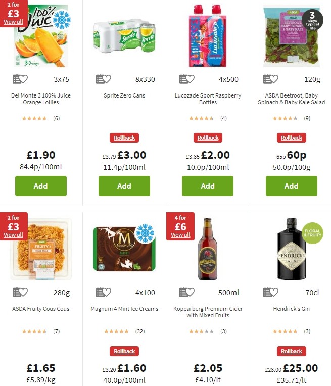 ASDA Offers from 19 July