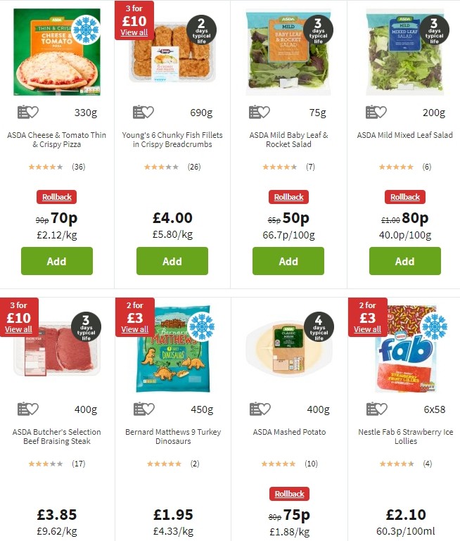 ASDA Offers from 2 August