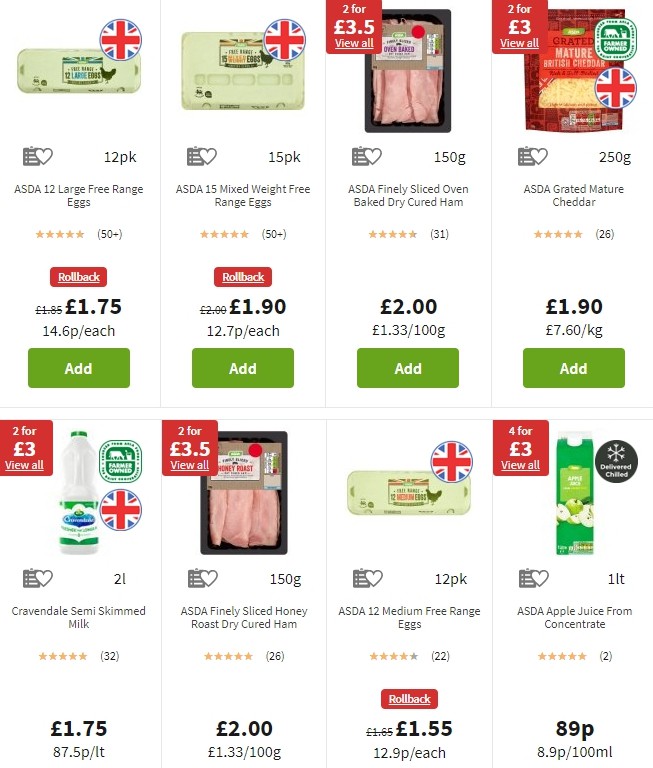 ASDA Offers from 2 August