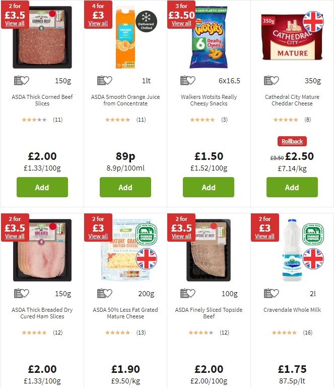 ASDA Offers from 2 August