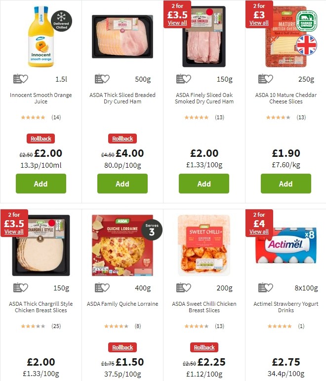 ASDA Offers from 2 August