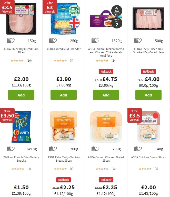 ASDA Offers from 2 August