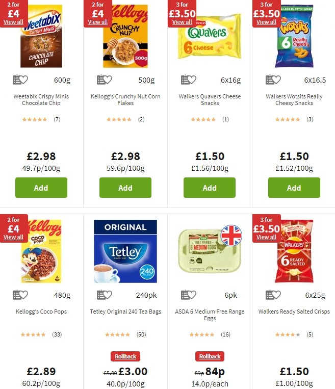 ASDA Offers from 2 August