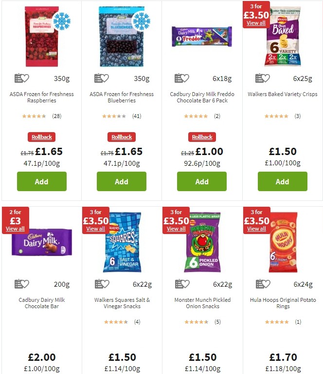 ASDA Offers from 2 August