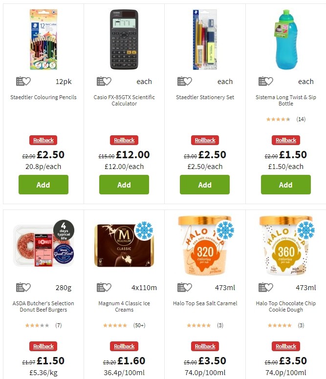 ASDA Offers from 2 August