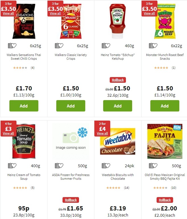 ASDA Offers from 2 August