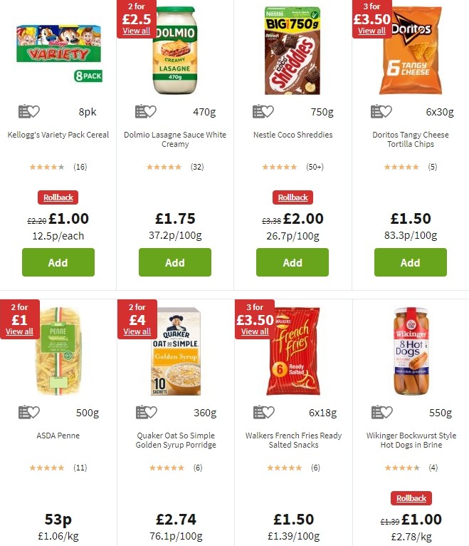 ASDA Offers from 2 August
