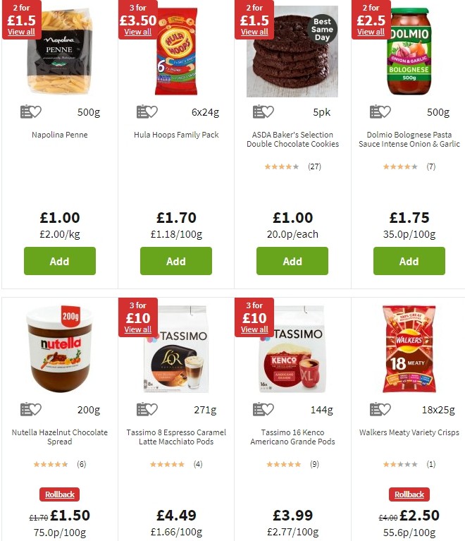 ASDA Offers from 2 August