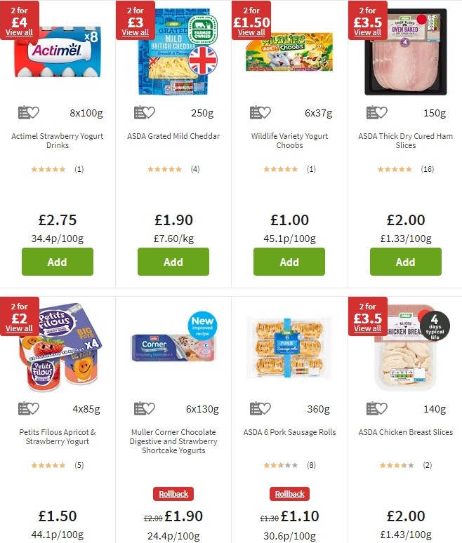 ASDA Offers from 16 August