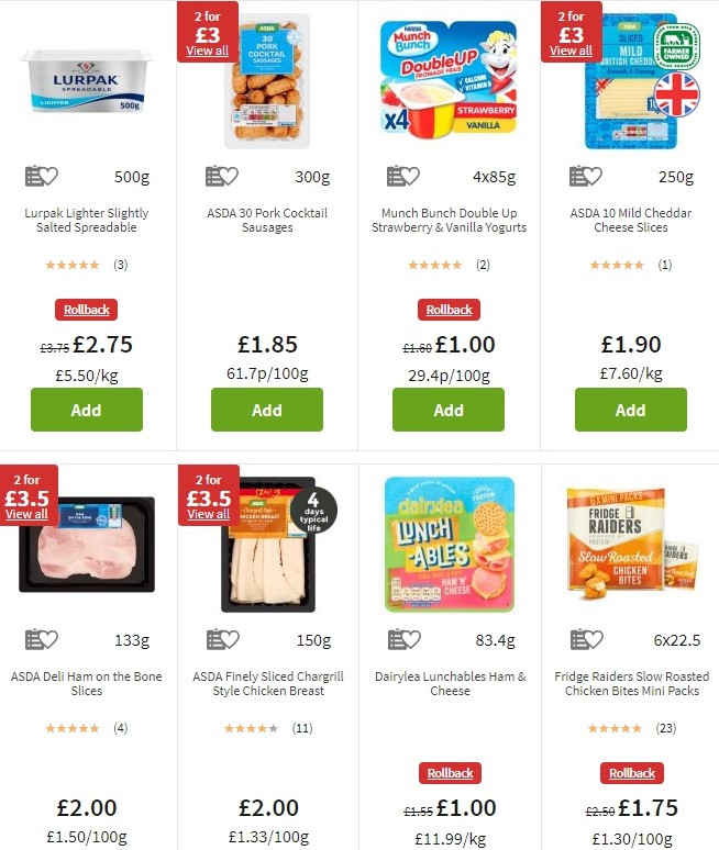 ASDA Offers from 16 August
