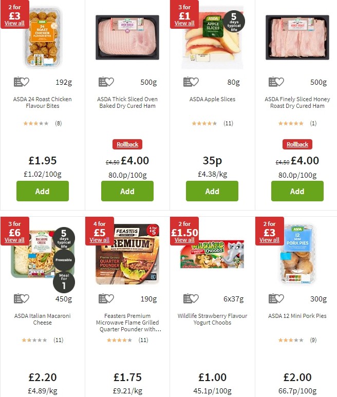 ASDA Offers from 16 August