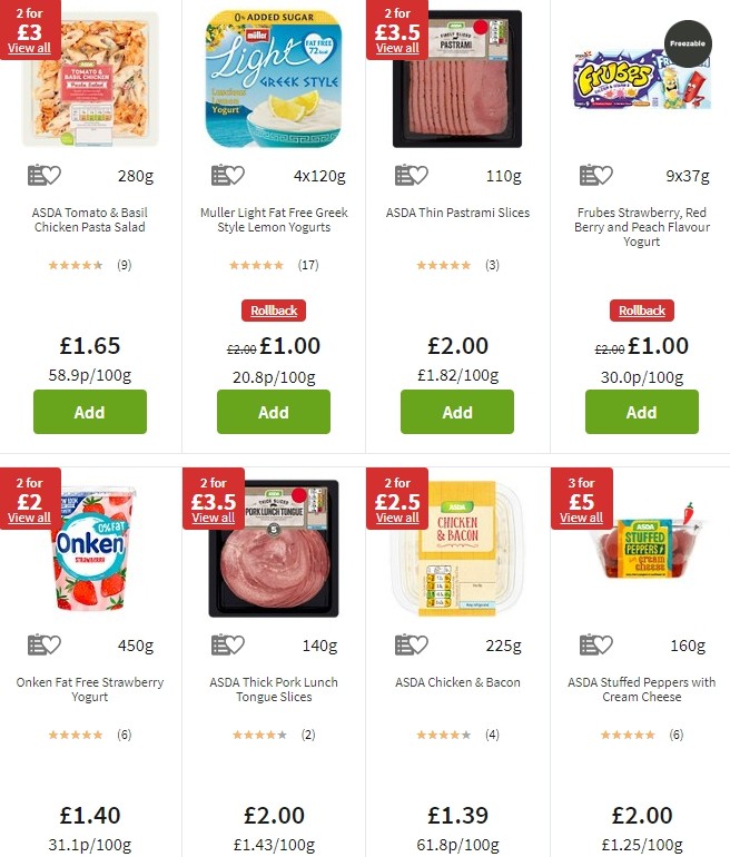 ASDA Offers from 16 August