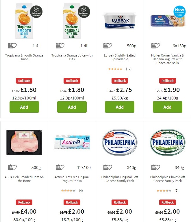 ASDA Offers from 16 August