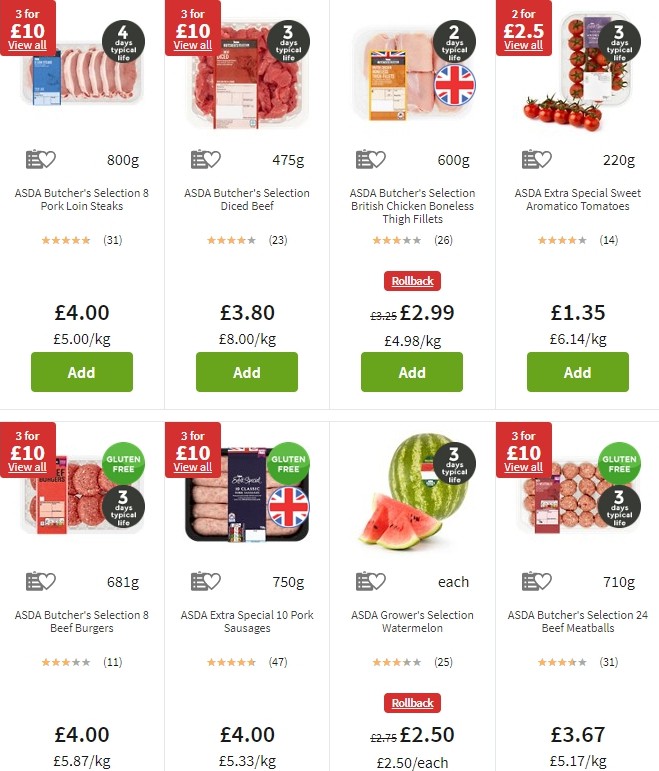ASDA Offers from 16 August