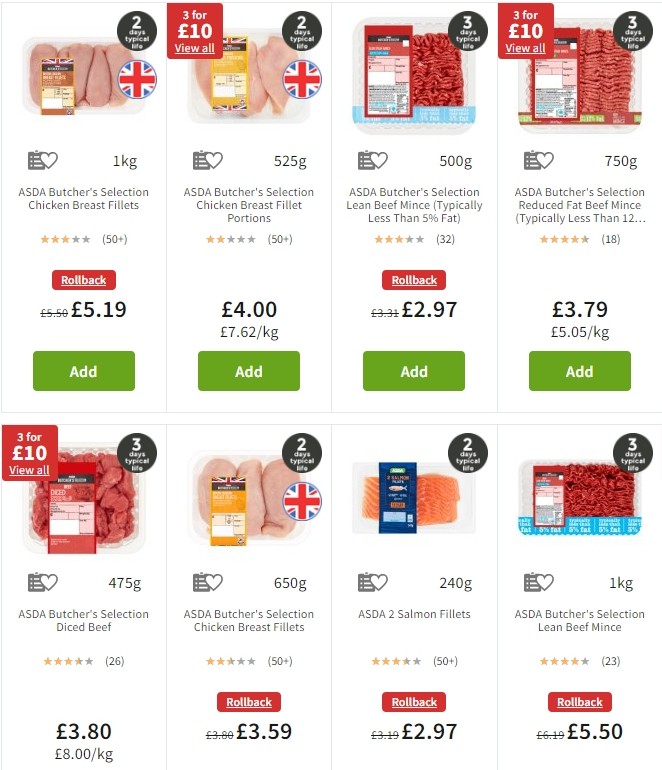 ASDA Offers from 11 October