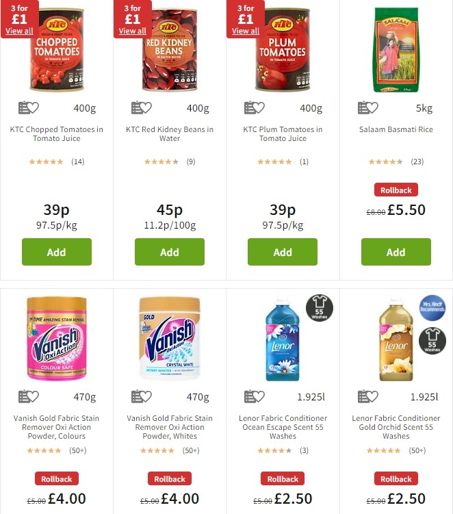 ASDA Offers from 18 October