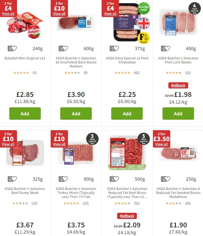 ASDA Offers from 25 October
