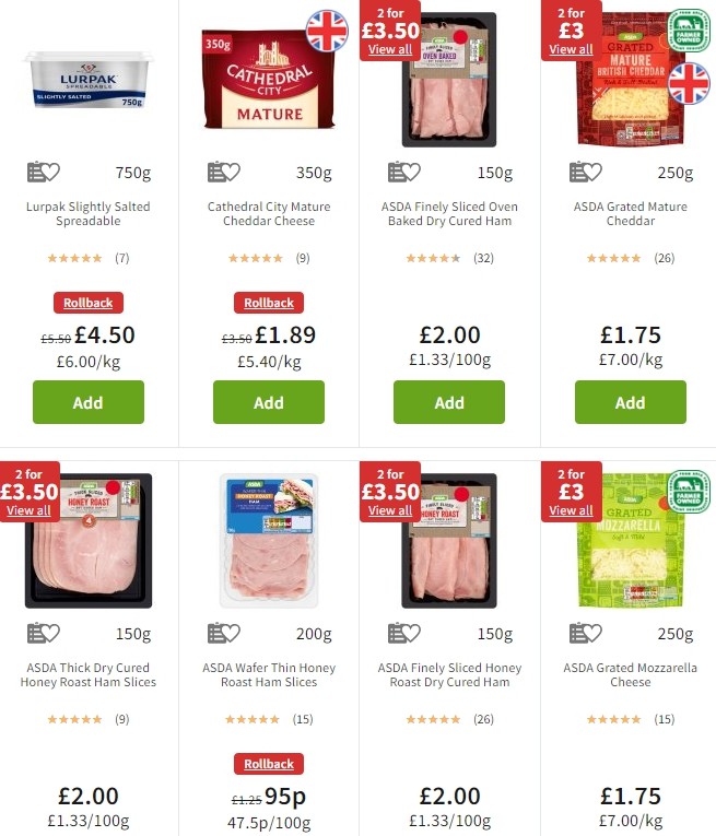 ASDA Offers from 25 October