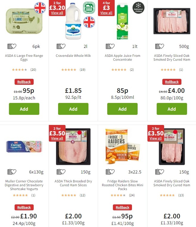 ASDA Offers from 25 October