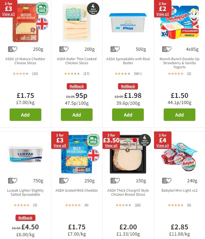 ASDA Offers from 25 October