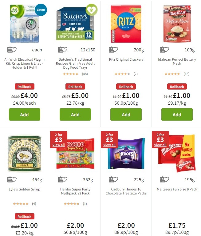 ASDA Offers from 25 October