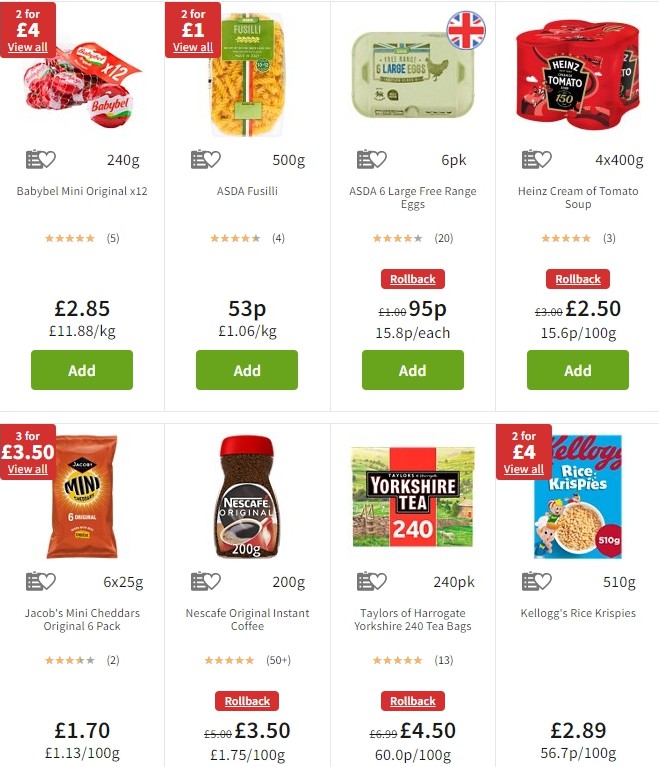 ASDA Offers from 25 October