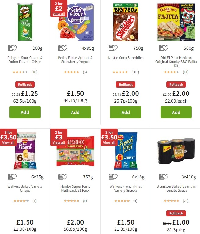 ASDA Offers from 25 October