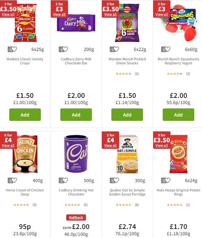 ASDA Offers from 25 October