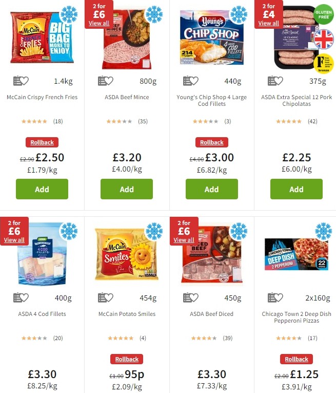 ASDA Offers from 25 October