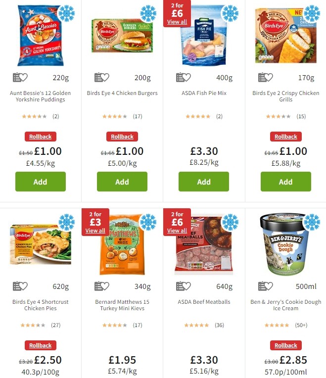 ASDA Offers from 25 October